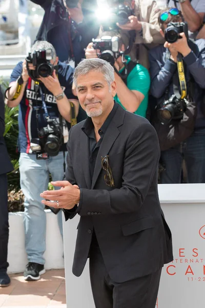 Cannes Francia Maggio George Clooney Partecipa Money Monster Photocall All — Foto Stock