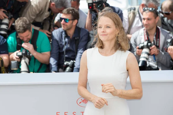 Cannes Francia Mayo Jodie Foster Asiste Photocall Monstruo Del Dinero — Foto de Stock