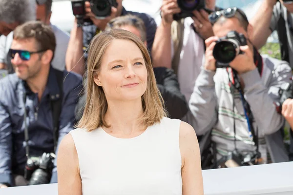 Cannes Frankreich Mai Jodie Foster Nimmt Money Monster Photocall Des — Stockfoto