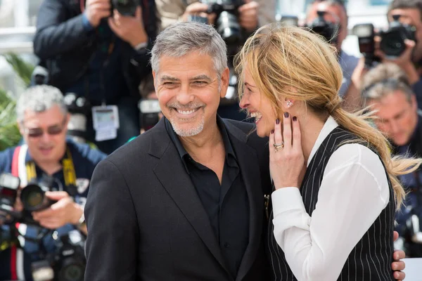 Cannes Frankreich Mai George Clooney Julia Roberts Beim Money Monster — Stockfoto