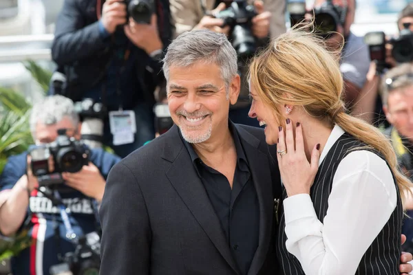 Cannes Frankrike Maj George Clooney Julia Roberts Deltar Money Monster — Stockfoto
