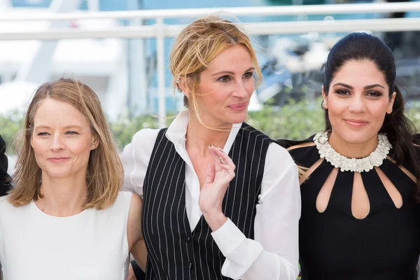 Cannes Francie Května Jodie Foster Julia Roberts Lara Alameddine Zúčastní — Stock fotografie