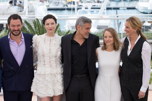 Cannes Frankrijk Mei Jack Connell Dominic West Caitriona Balfe George — Stockfoto