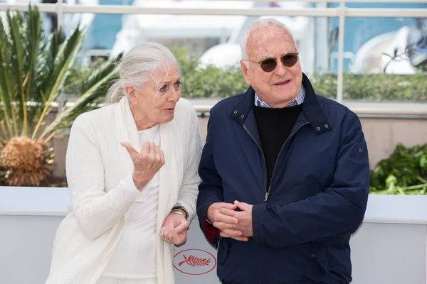 Cannes Frankrike Maj Skådespelerskan Vanessa Redgrave Jim Ivory Deltar Fotokameran — Stockfoto