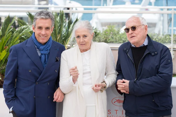 Cannes France May Charles Cohen Actress Vanessa Redgrave Jim Ivory — Stock Photo, Image