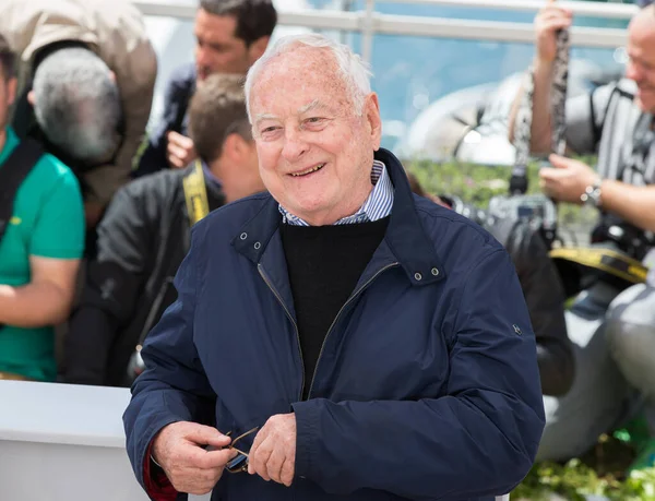 Cannes Frankrike Maj Jim Ivory Deltar Fotokameran Howards End Den — Stockfoto