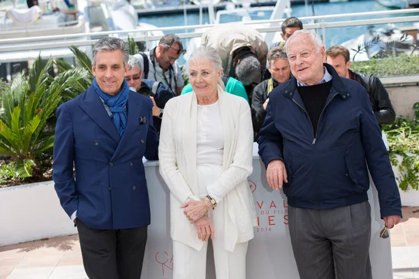 Cannes France Μαΐου Charles Cohen Ηθοποιός Vanessa Redgrave Jim Ivory — Φωτογραφία Αρχείου