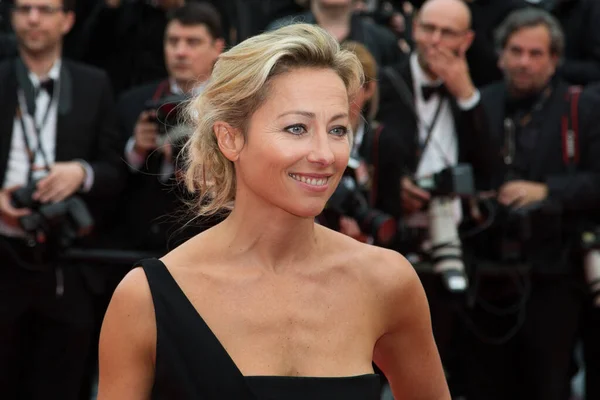 Cannes Frankrijk Mei Anne Sophie Lapix Neemt Deel Aan Vertoning — Stockfoto