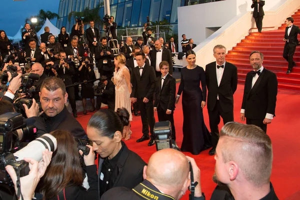 Cannes フランス 2016年5月13日 Bruno Dumont Raph Fabrice Luchini Brandon Laviville — ストック写真