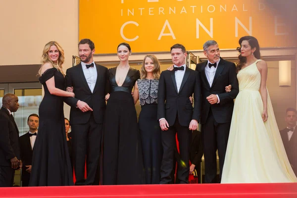 Cannes Frankrijk Mei Dominic West Caitriona Balfe Jodie Foster Julia — Stockfoto