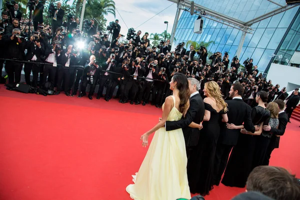 Cannes Franciaország Május Dominic West Caitriona Balfe Jodie Foster Julia — Stock Fotó