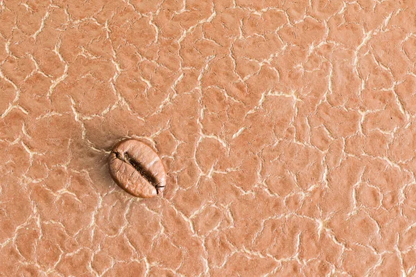 Von oben geröstete Kaffeebohnen mit Kopierraum — Stockfoto