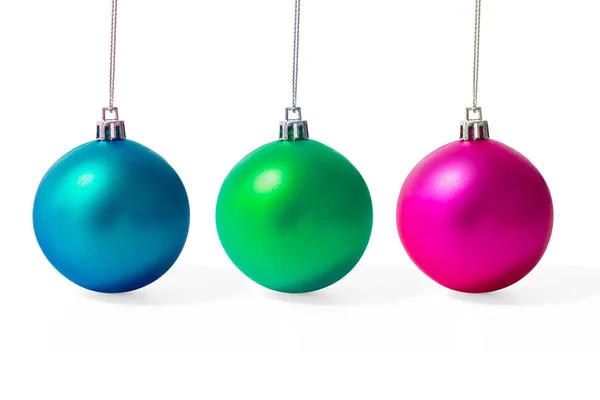 Набор рождественских шаров — стоковое фото