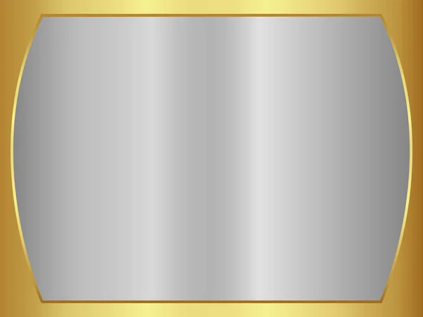 Абстрактный золотой и серебряный фон с металлическим — стоковый вектор