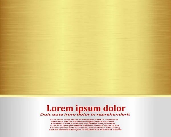 Abstract gold background with metallic — Stock Vector