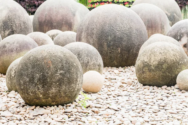 Stone in a Japanese garden — Stock Photo, Image