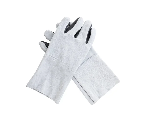 Kožené rukavice pro svařování — Stock fotografie