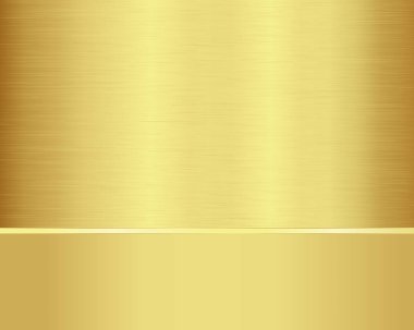Altın arka plan ile metalik