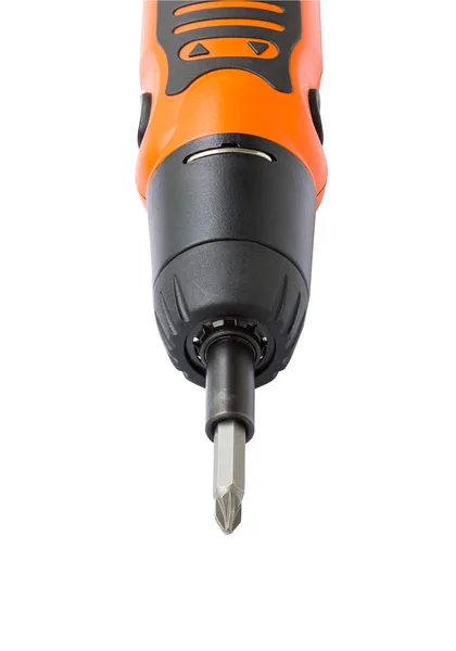 Cordless screwdriver isolate on white — Stock Photo, Image