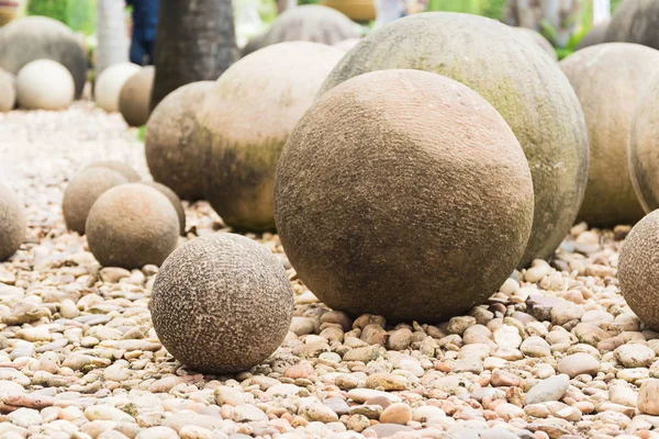 Närbild av sten i japanska trädgården — Stockfoto