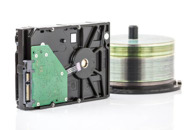 Sabit disk ve dvd diskleri 