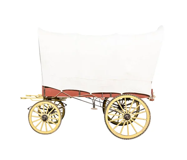 Wagon with white top covered — Stock Photo, Image