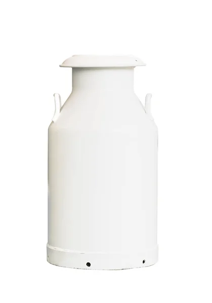 ミルク缶に分離白 — ストック写真