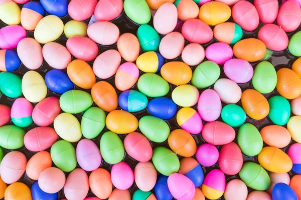 Juguete colorido huevos de plástico — Foto de Stock