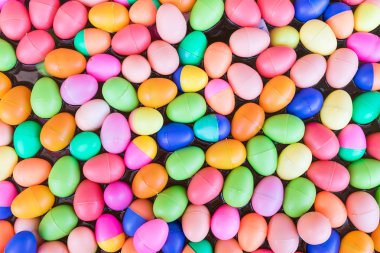 Renkli plastik eggs oyuncak
