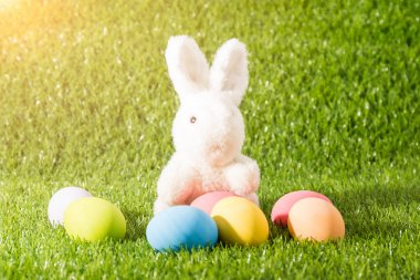 Paskalya tavşanı oyuncak ve Paskalya yortusu yumurta