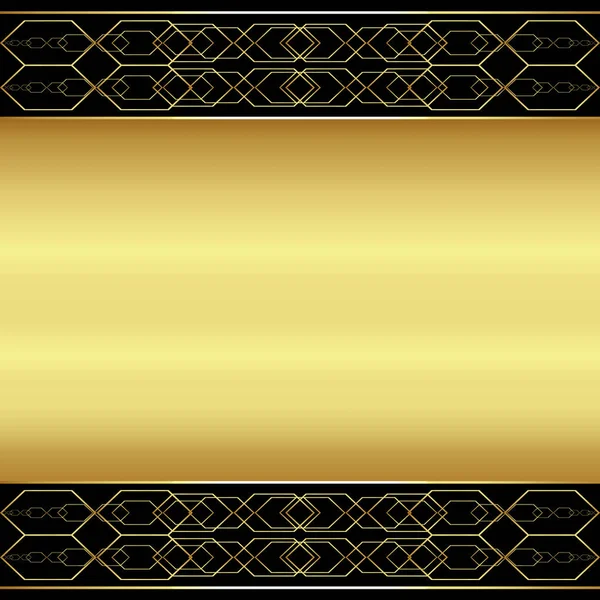 Abstract background gold metallic — Stock Vector
