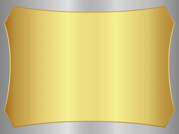 Złoty i srebrny tło z metalicznymi — Wektor stockowy