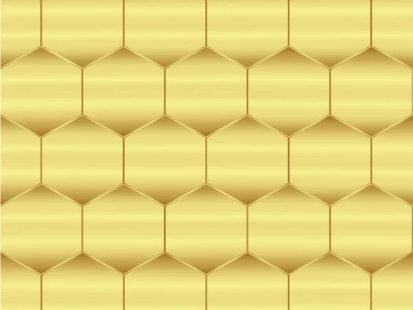 Fondo abstracto de oro con metal — Vector de stock