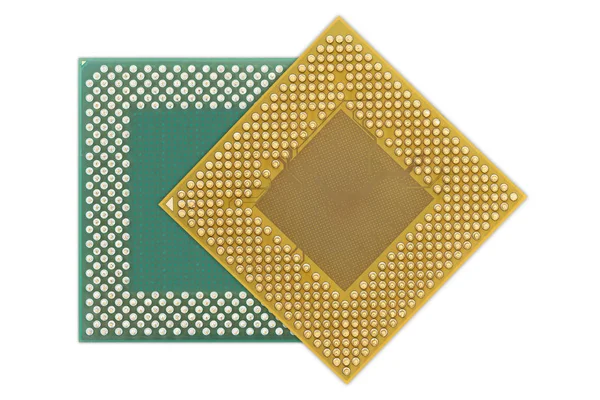 Jednostka centralna lub komputer chip — Zdjęcie stockowe