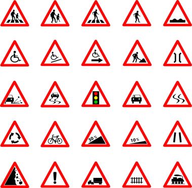 Üçgen trafik ve yol kümesi oturum