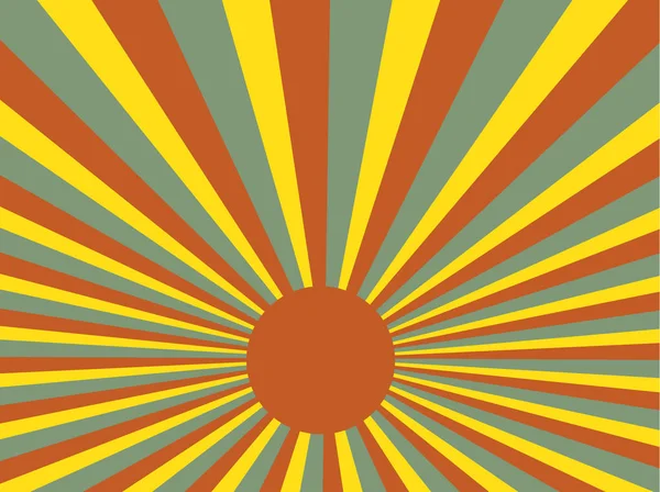 Sunrays retro vector — Stock Photo, Image