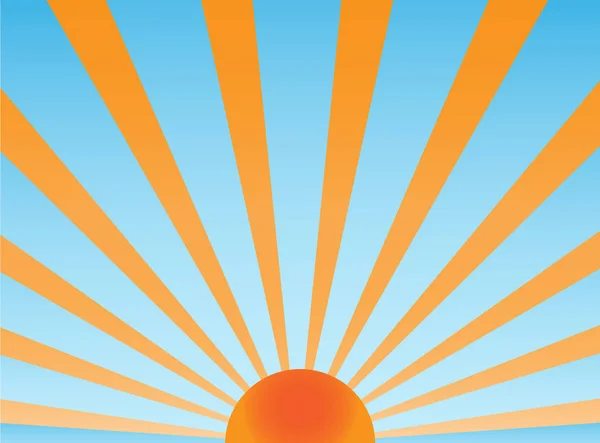 太陽レトロなベクトル — ストック写真