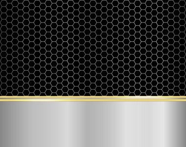 Arka plan gümüş metalik 