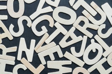 Blackbroad bir arka plan kompozisyon olarak ABC