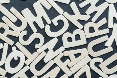 Blackbroad bir arka plan kompozisyon olarak ABC