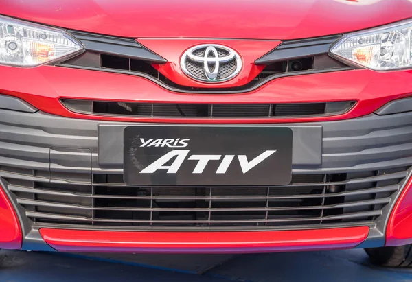 丰田 Yaris Ativ 展出 — 图库照片