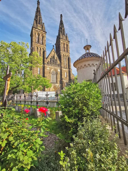 Kyrkan Peter Och Paul Prag Royaltyfria Stockbilder