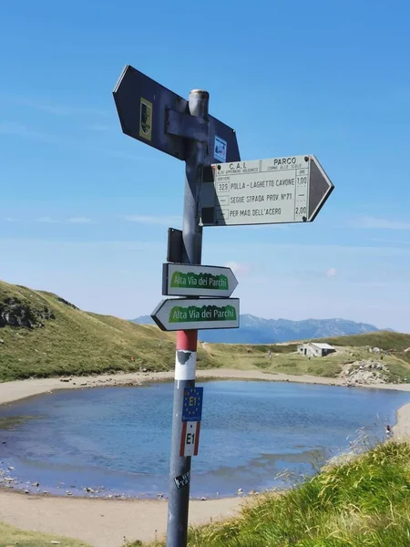 Lago Scaffaiolo Está Localizado Município Fanano Província Modena — Fotografia de Stock