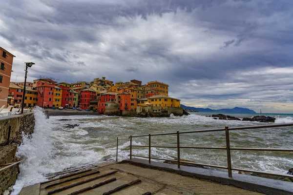 Byn Boccadasse Genua — Stockfoto