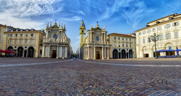 San Carlo Square Turin — Stock Photo, Image