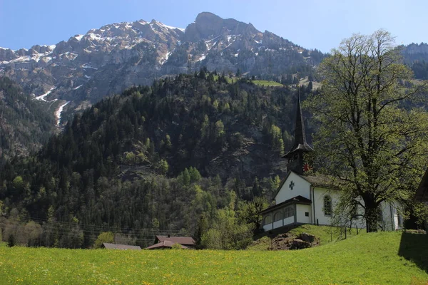 Typical Swiss village — Stock Photo, Image