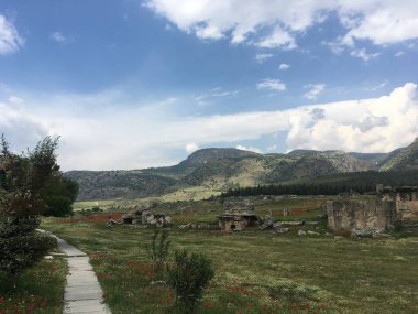 Saf doğa, Pamukkale 'de dağ, Hierapolis