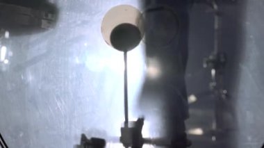 Davulcular bacaklar o oyun sırasında görünümünü yakın çekim