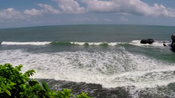 Vista de la costa en el día de verano. Bali, Indonesia — Vídeos de Stock