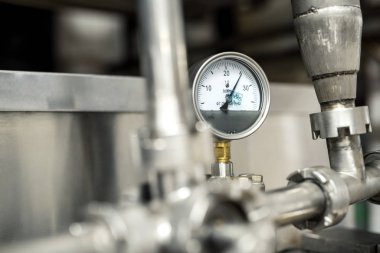 Görünümünü preassure süt fabrikası göstergesi